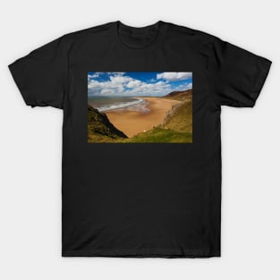 Rhossili Bay, Gower, Wales T-Shirt